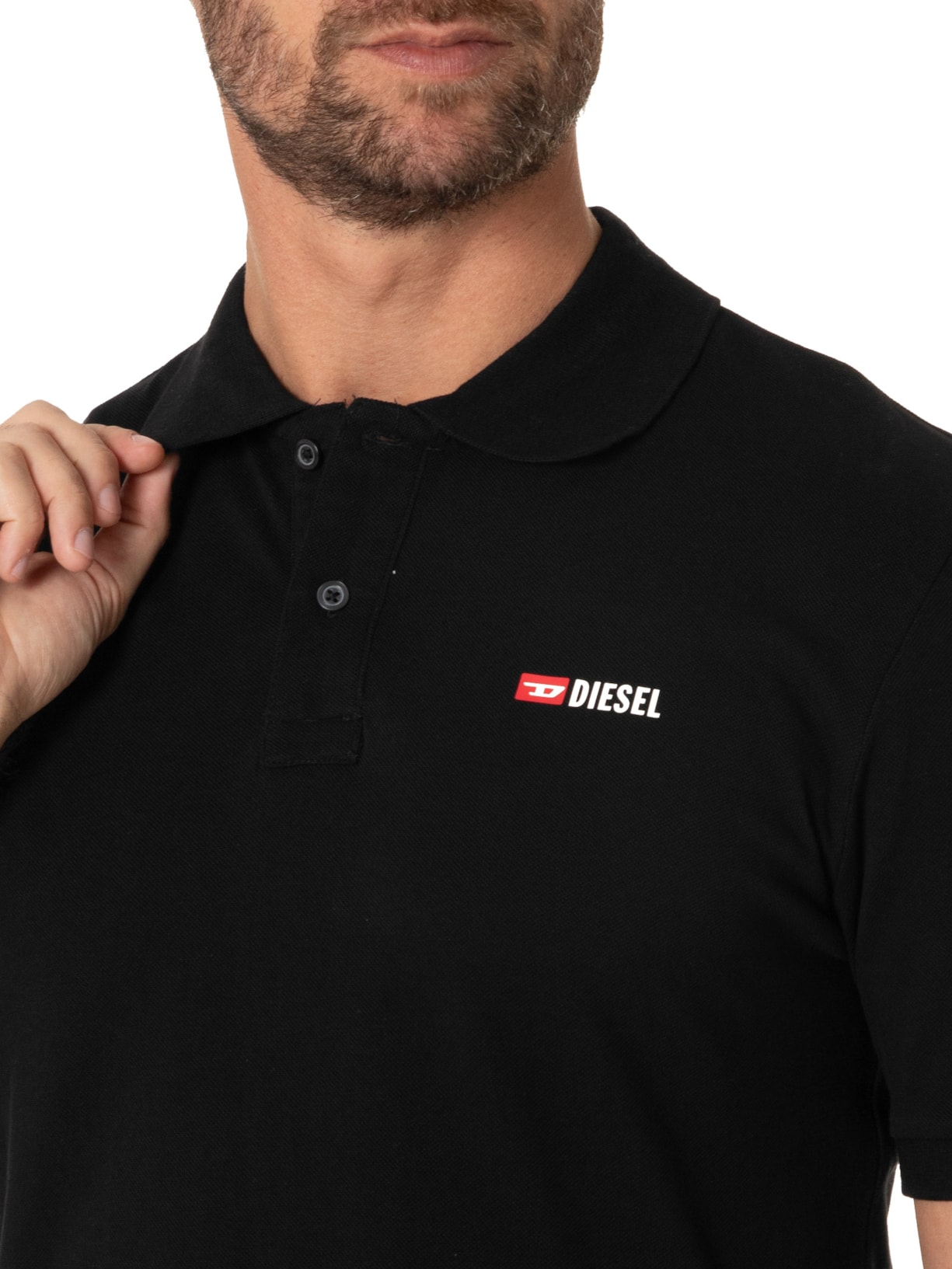 Polo Masculina Smith Div Preto Diesel