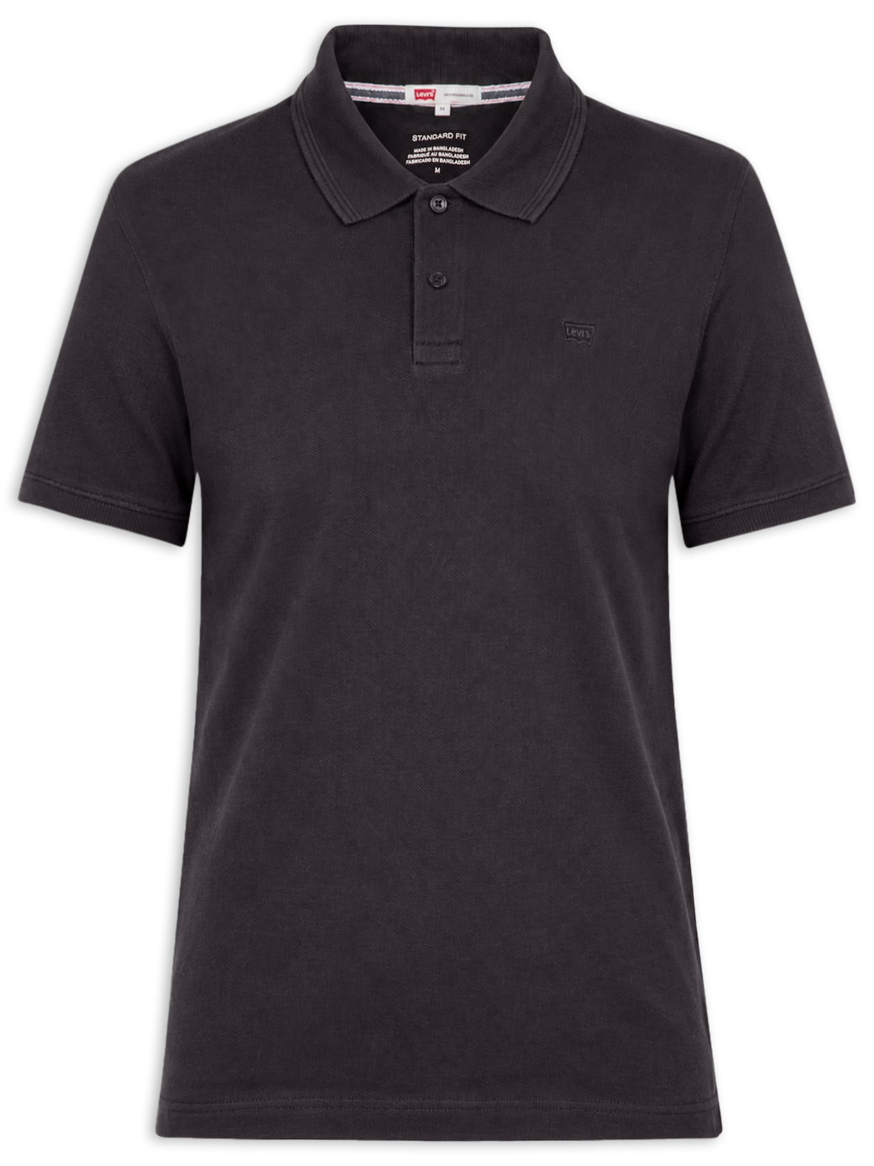 Polo Masculina Standard Fit Original Preto Levi's
