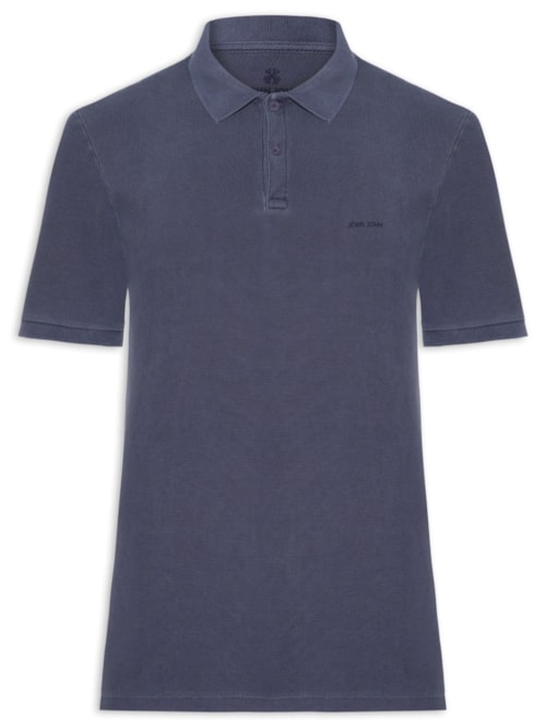 Polo Masculina Stone - Azul
