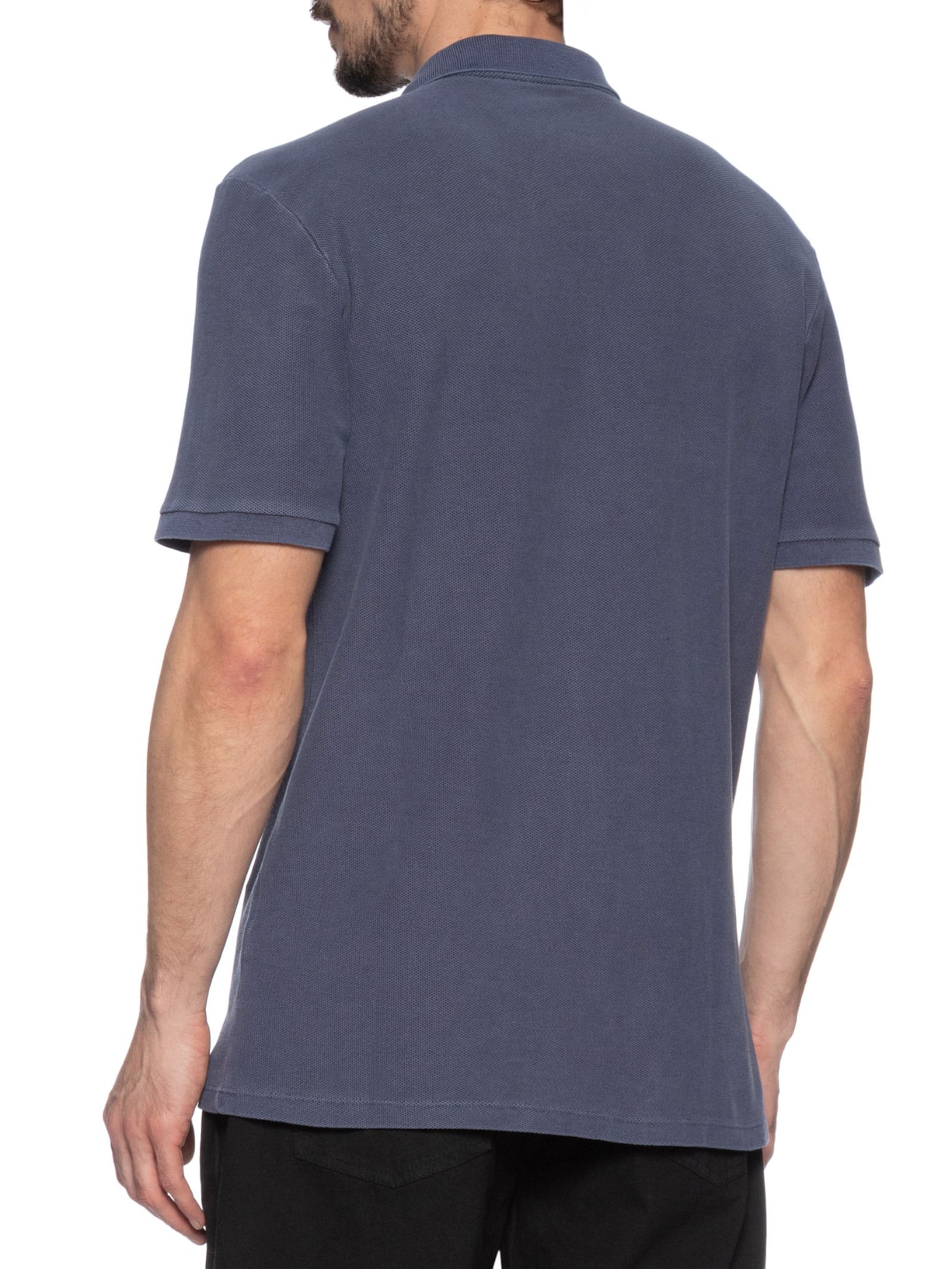 Polo Masculina Stone Azul John John