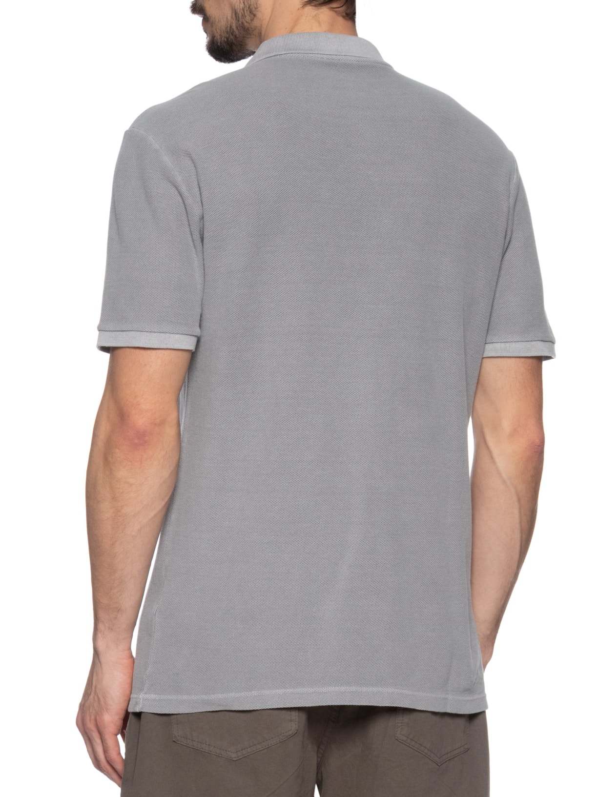 Polo Masculina Stone Cinza John John