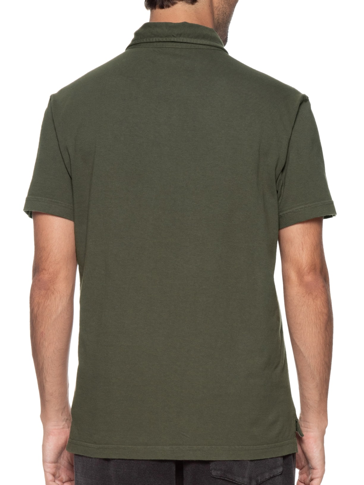 Polo Masculina Stone Manga Curta Colors Verde Osklen