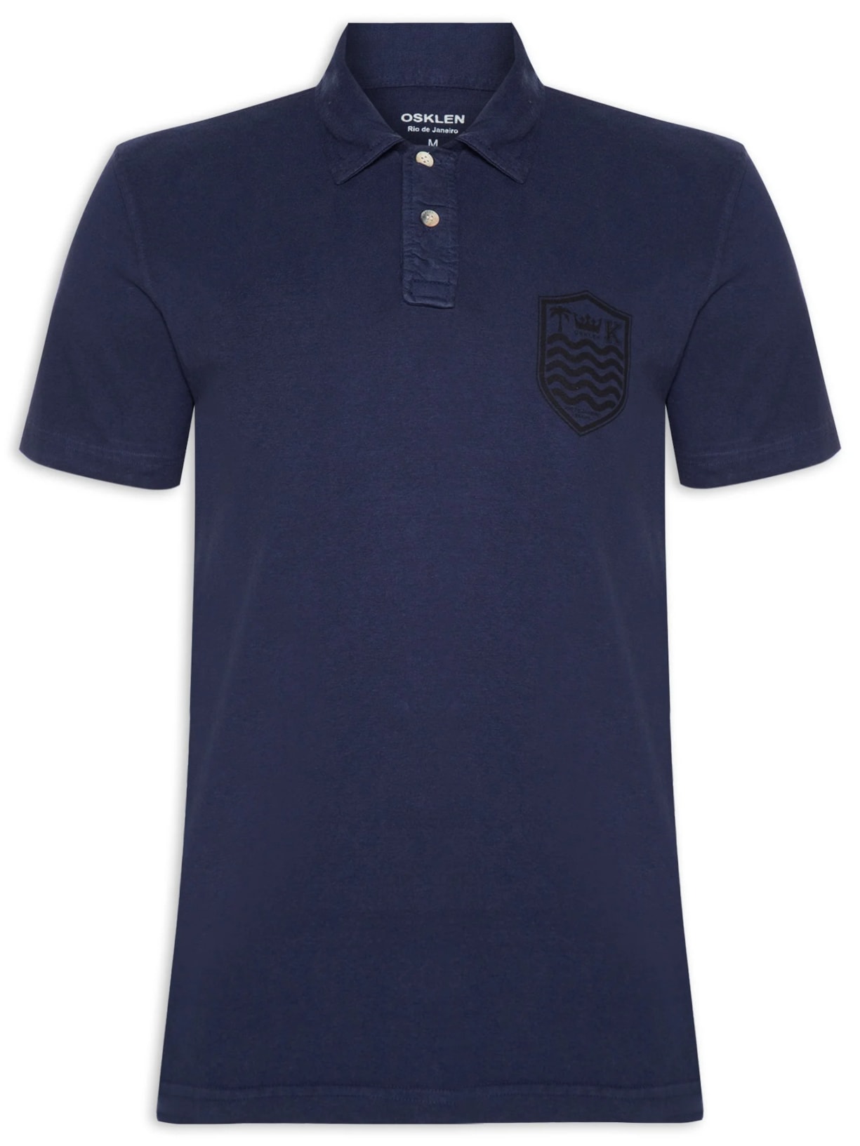 Polo Masculina Stone Mc Colors - Azul