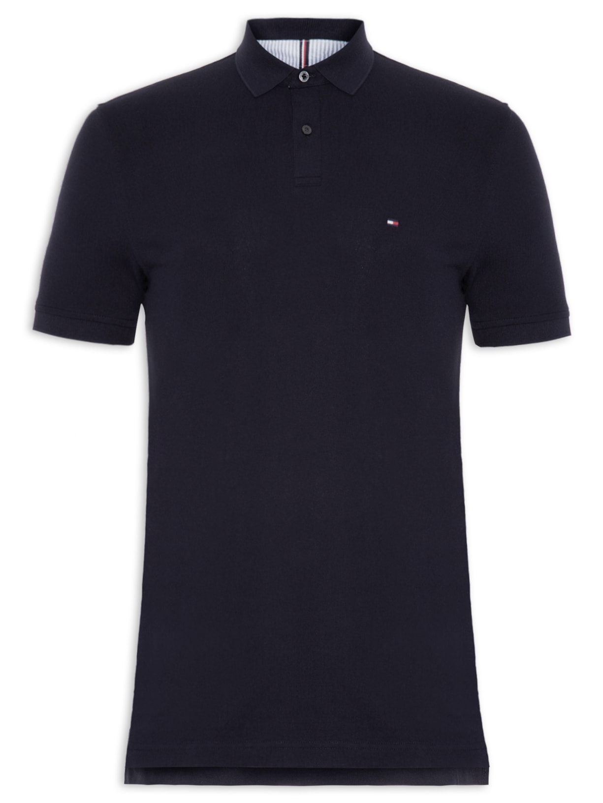 Polo Masculina Stretch Regular Fit - Azul