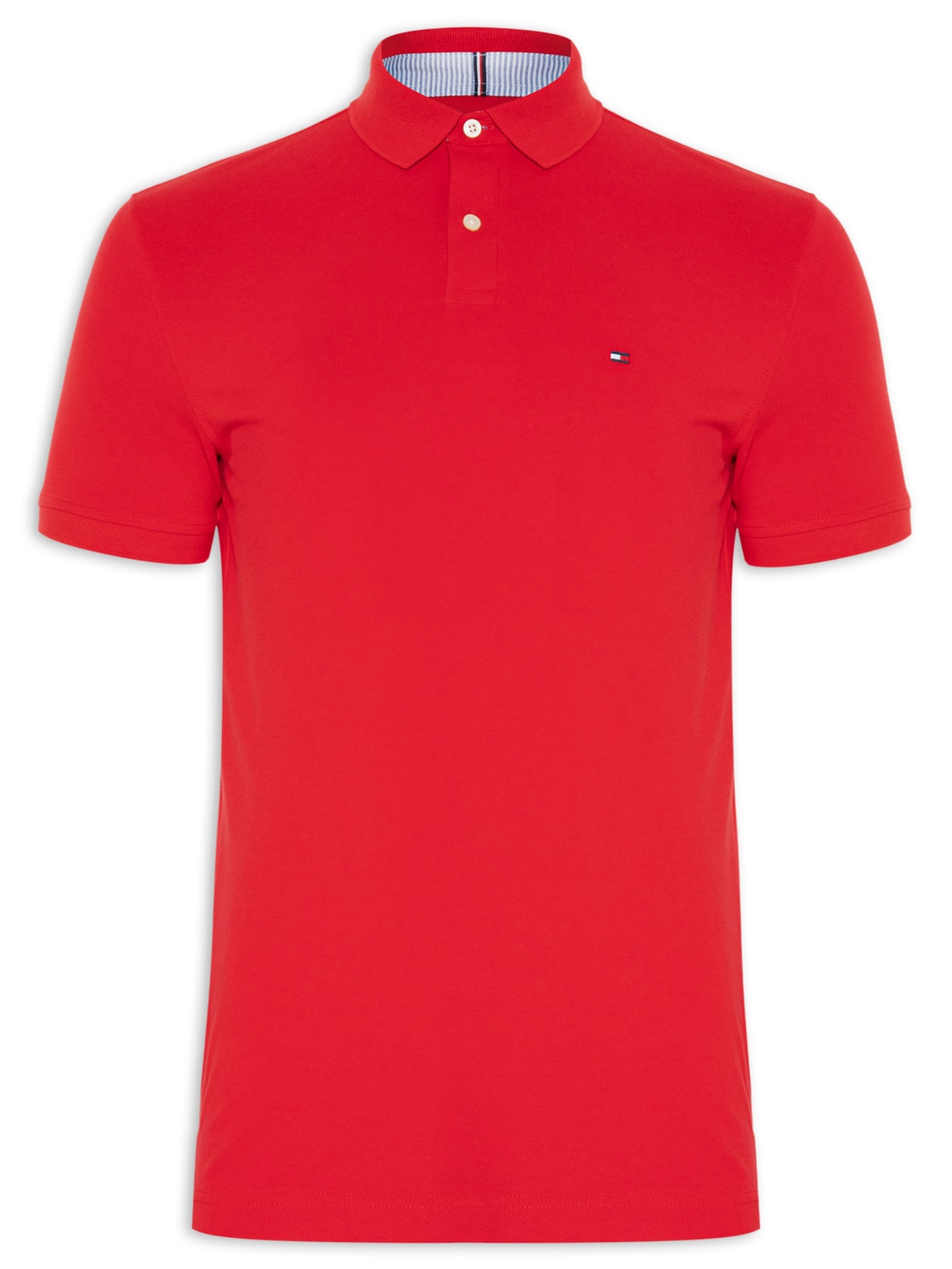 Polo Masculina Stretch Regular Fit - Vermelho