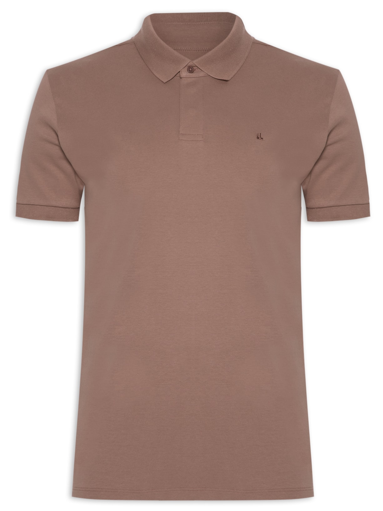 Polo Masculina Suedine Pima - Rosa