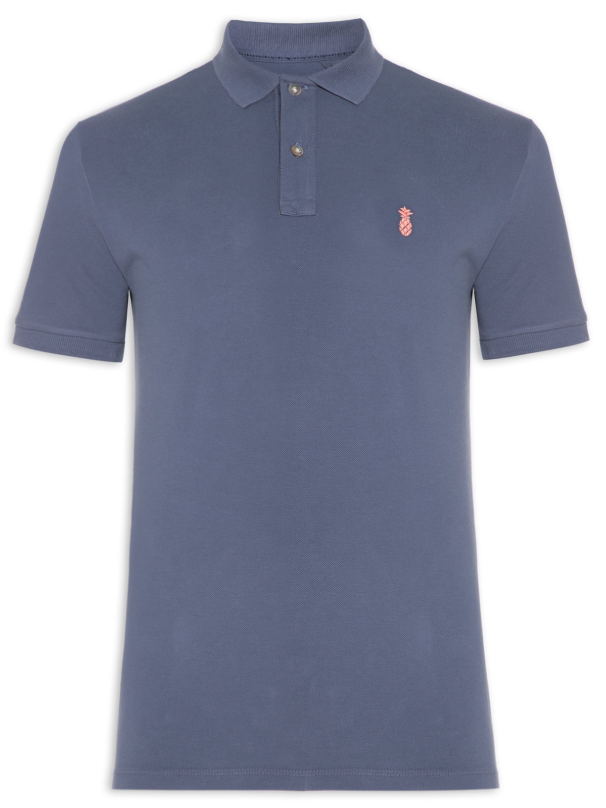 Polo Masculina Summer Azul Pineapple