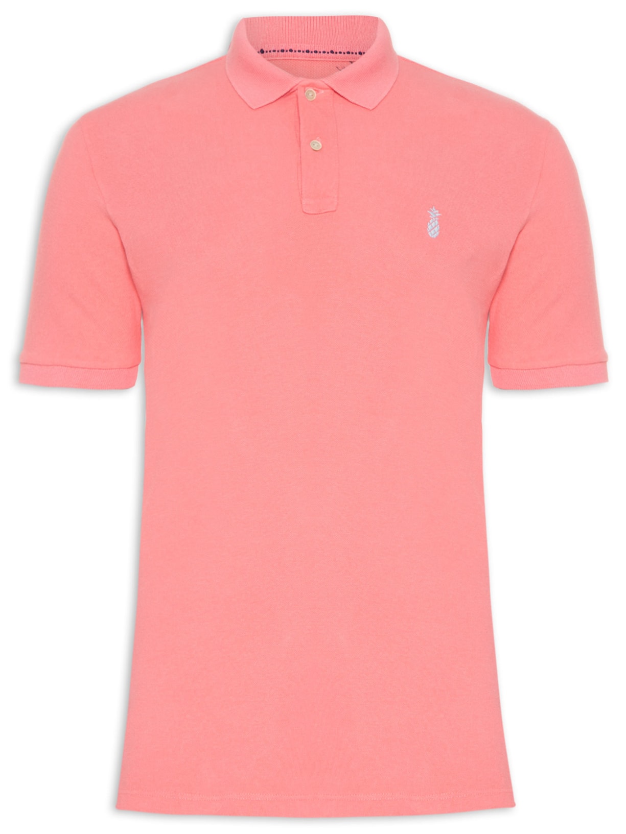 Polo Masculina Summer Rosa Pineapple