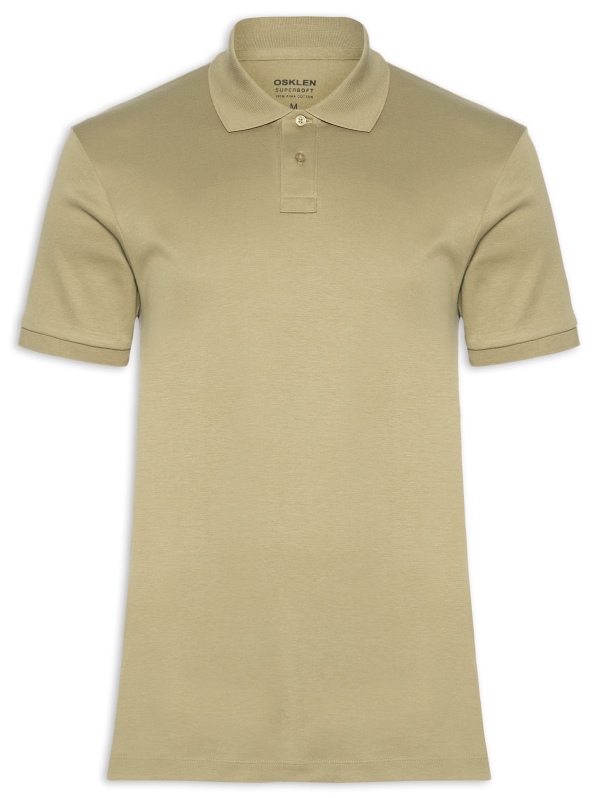 Polo Masculina Supersoft Bege Osklen