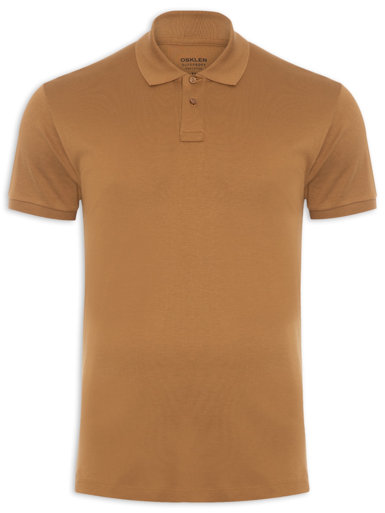 Polo Masculina Supersoft - Marrom