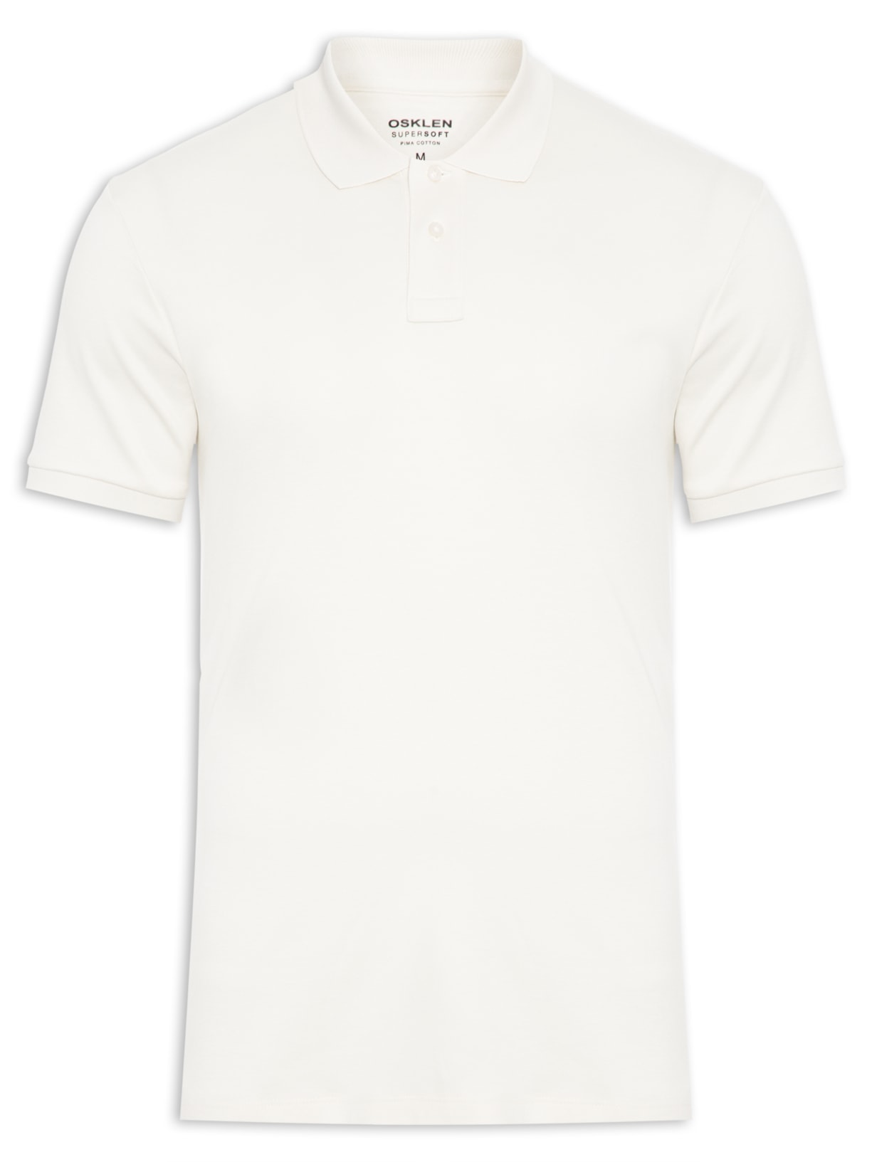 Polo Masculina Supersoft - Off White