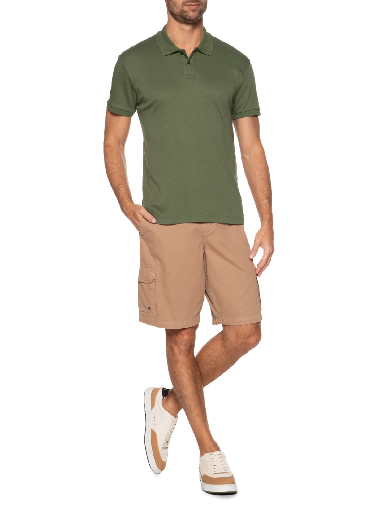 Polo Masculina Supersoft Verde Osklen