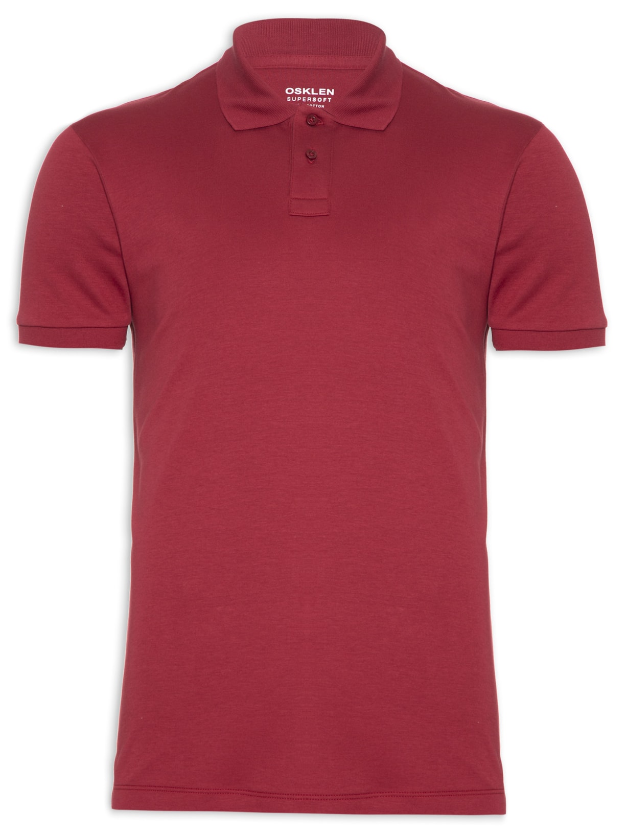 Polo Masculina Supersoft - Vinho
