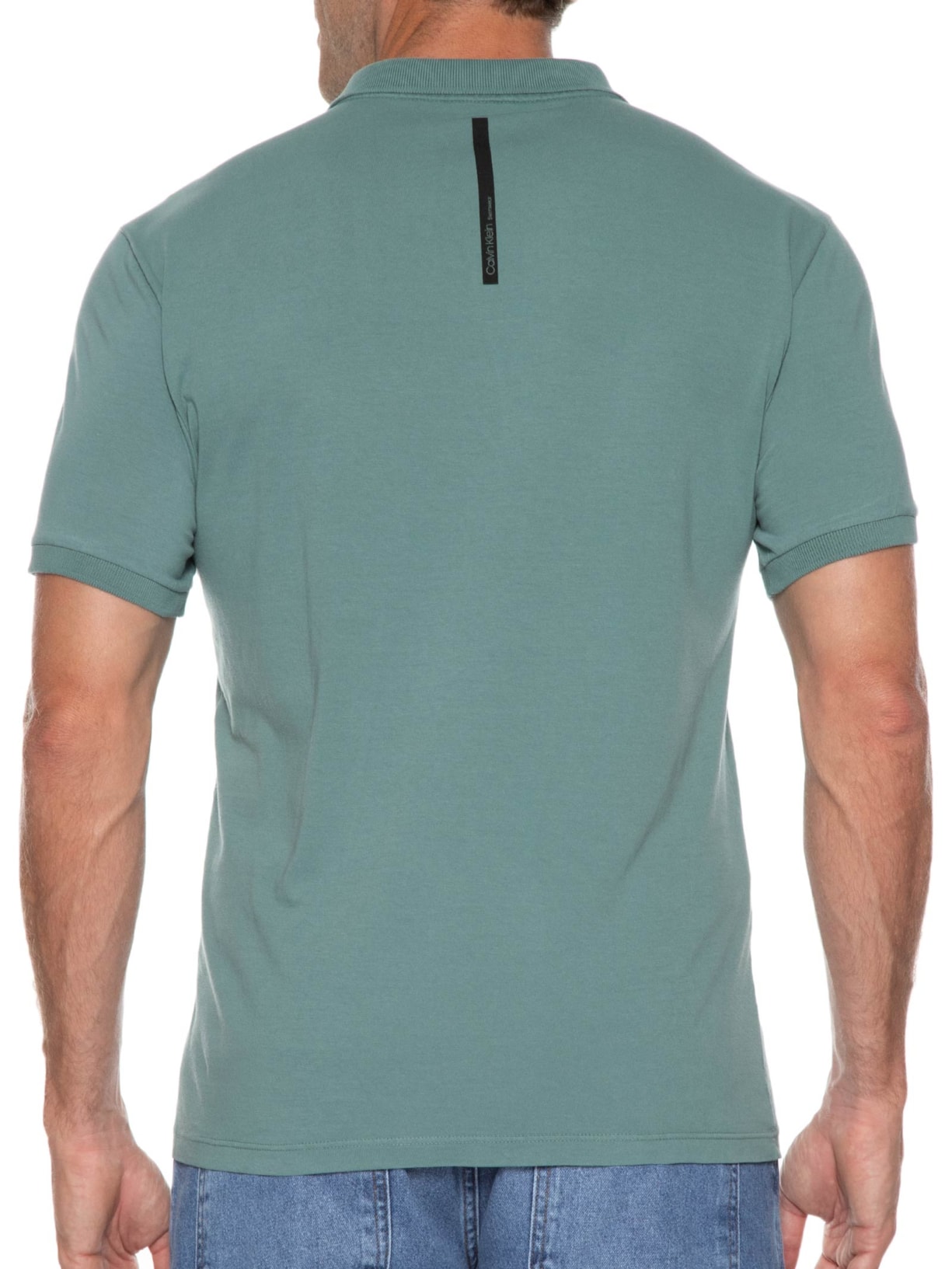 Polo Masculina Swimwear Verde Calvin Klein Jeans