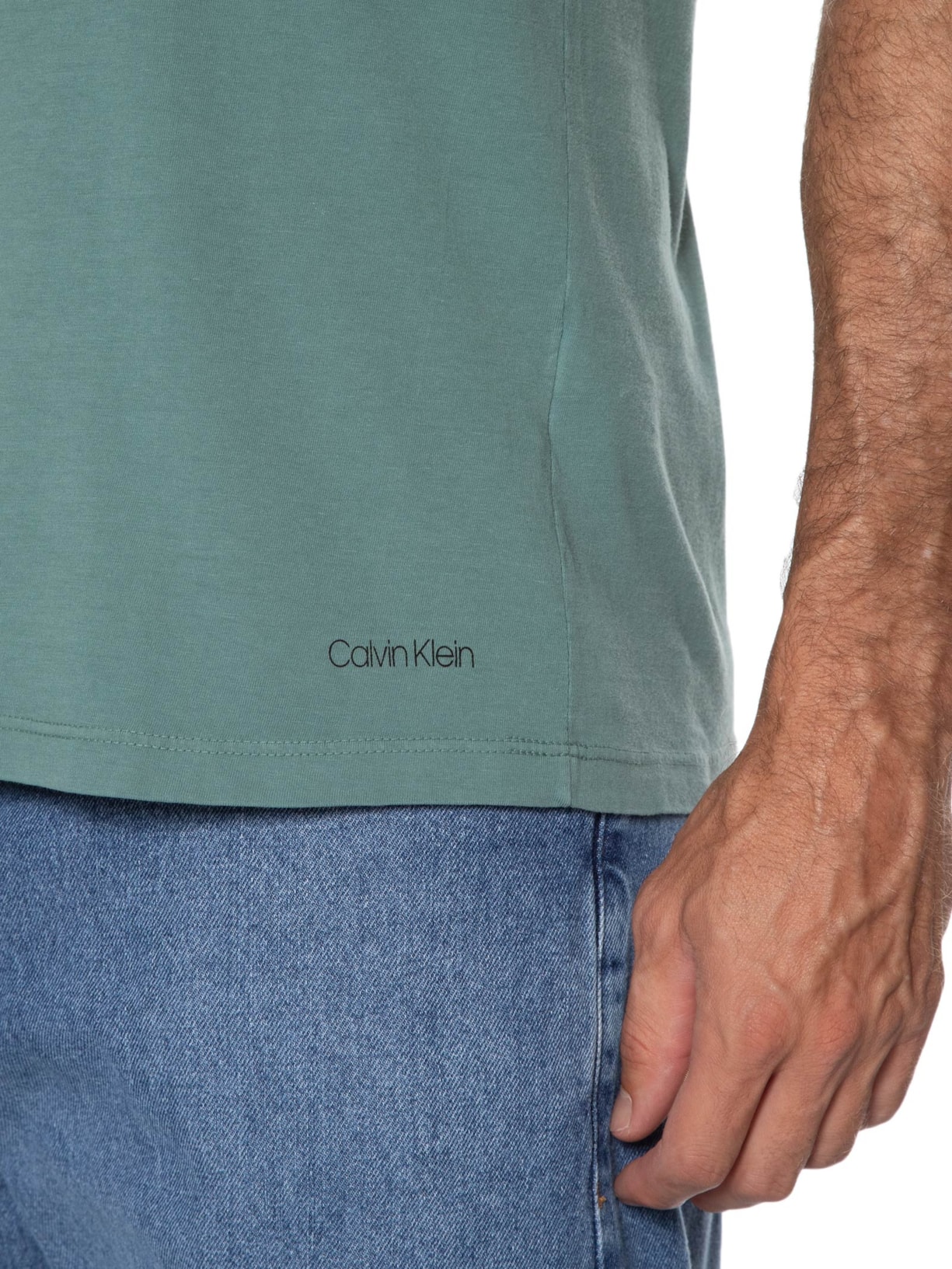 Polo Masculina Swimwear Verde Calvin Klein Jeans