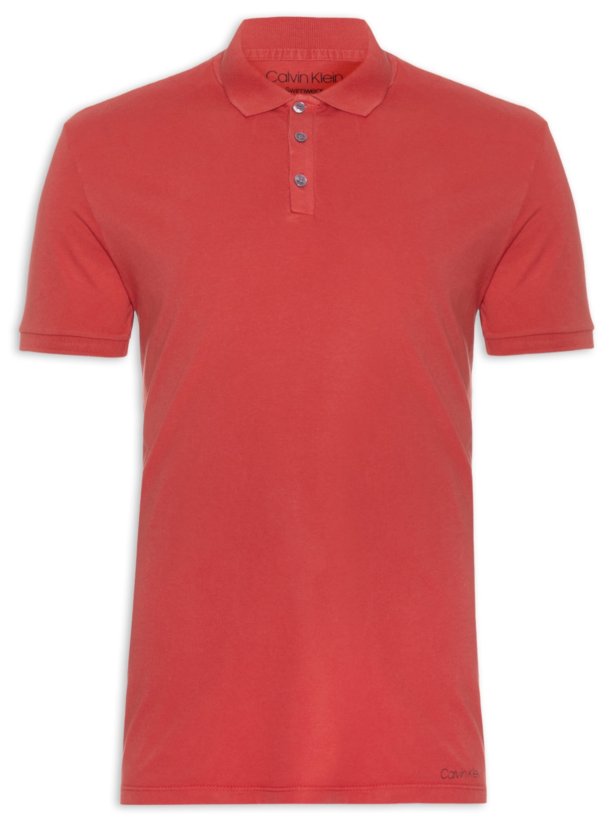Polo Masculina Swimwear - Vermelho