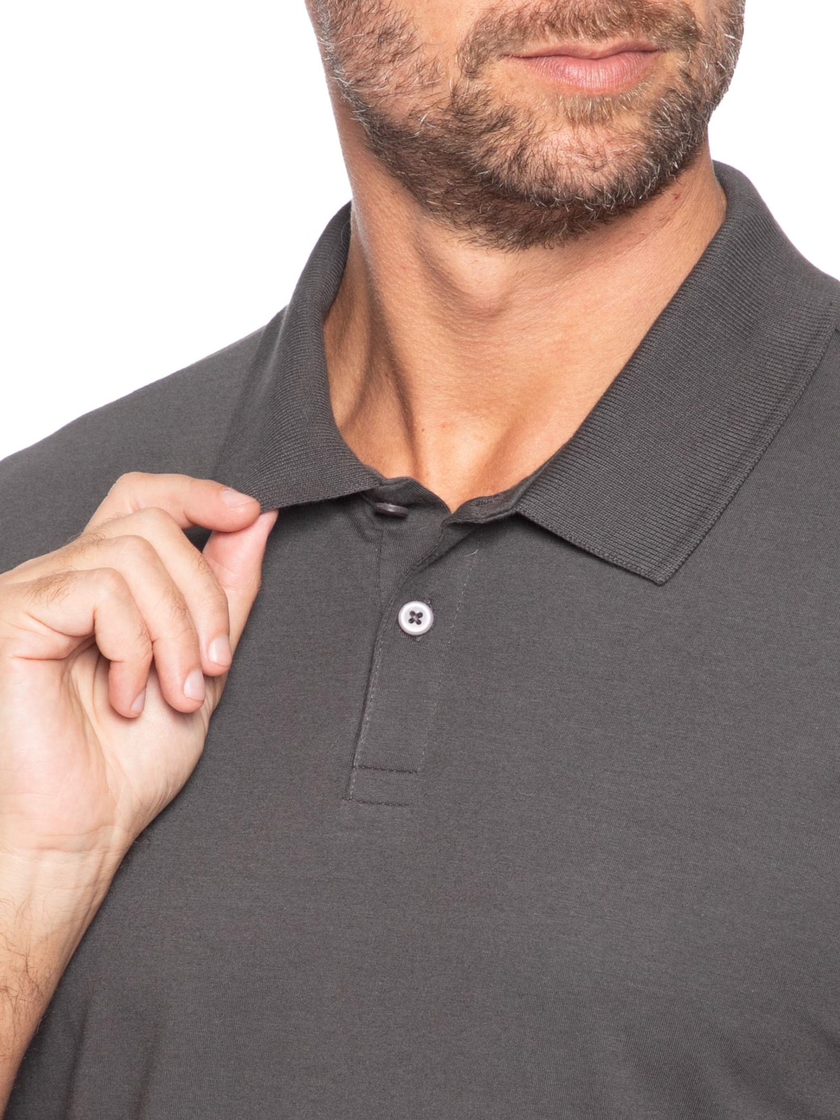 Polo Masculina Swimwear – Cinza Calvin Klein Jeans