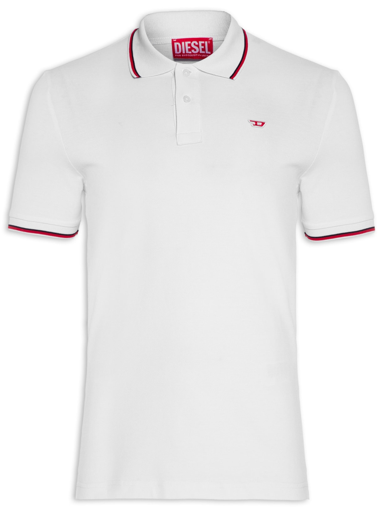 Polo Masculina T-smith-d - Branco