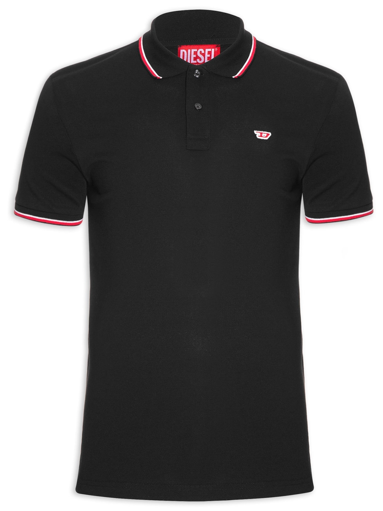 Diesel - Polo Masculina T-smith-d - Preto