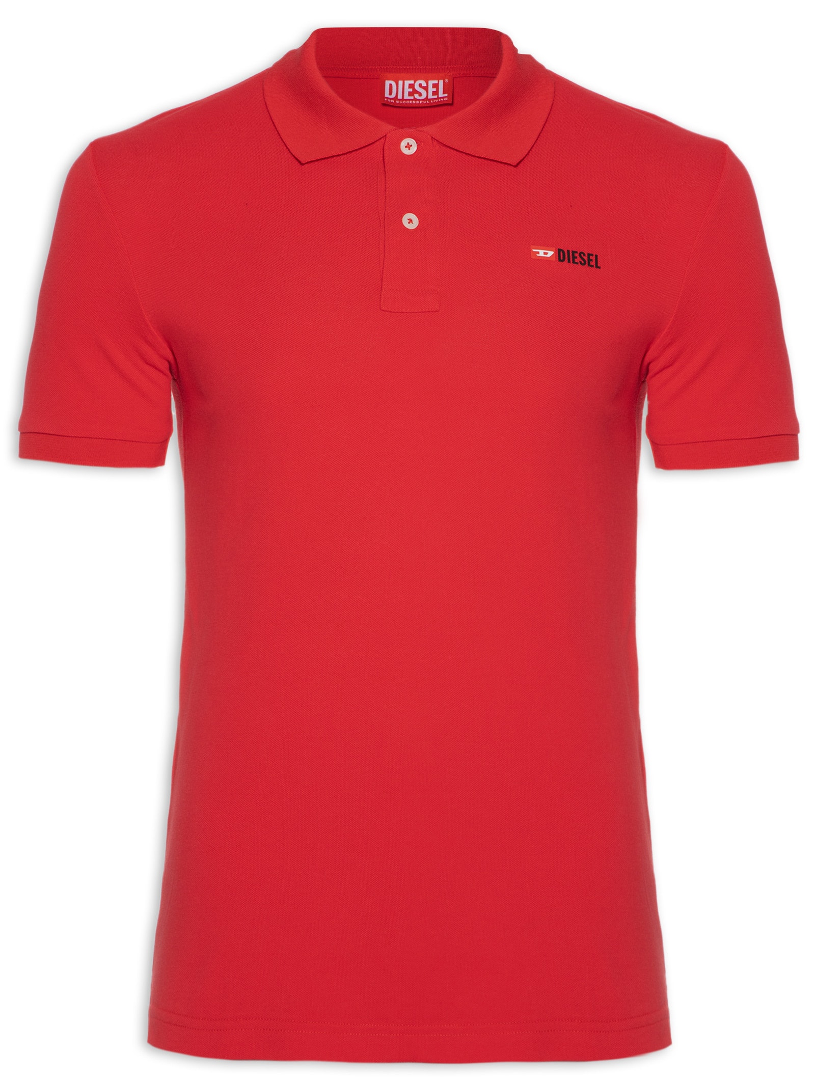 Polo Masculina T-smith-div - Diesel - Vermelho