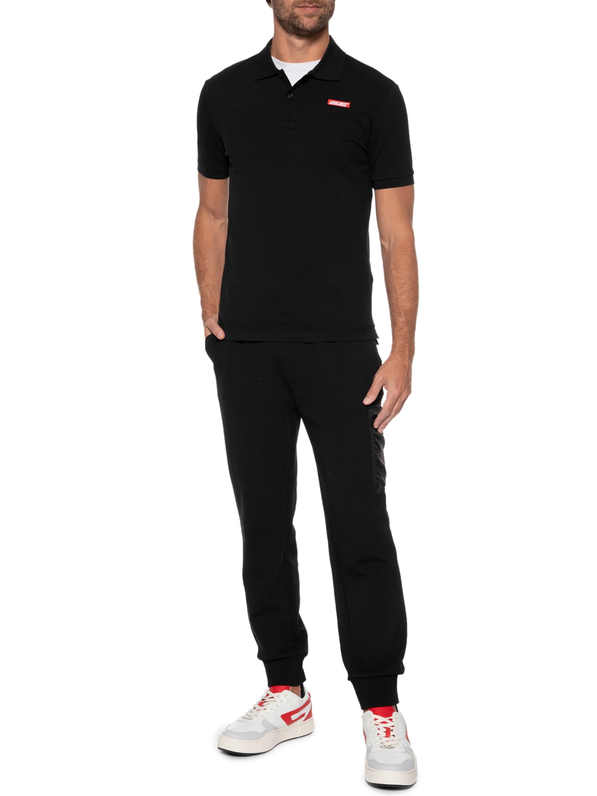 Polo Masculina T-smith-hs1 Preto Diesel