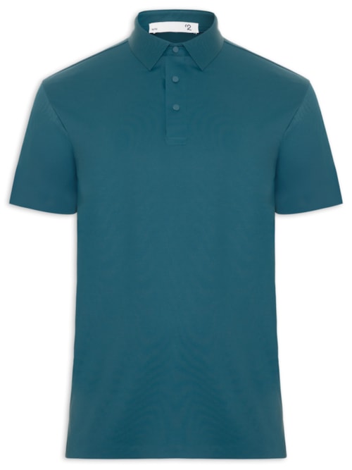 Polo Masculina Tech Corte A Laser - Azul