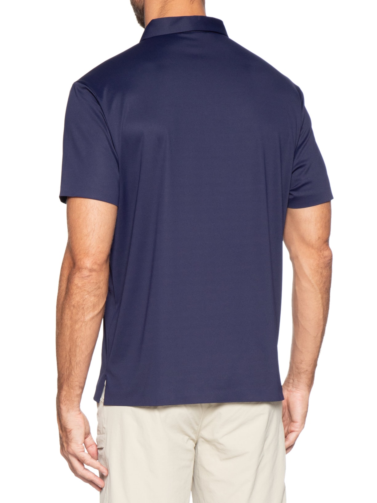 Polo Masculina Tech Corte A Laser Azul '2 Essential