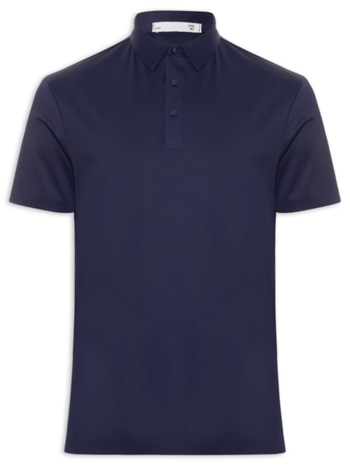 Polo Masculina Tech Corte A Laser - Azul