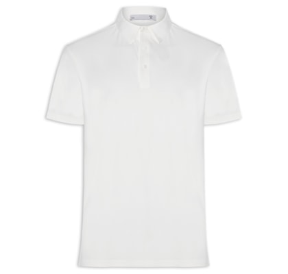 Polo Masculina Tech Corte A Laser - Branco
