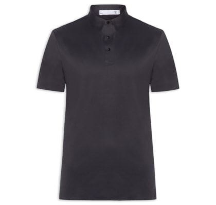 Polo Masculina Tech Corte A Laser - Preto