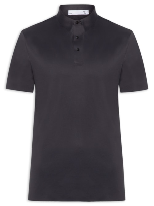 Polo Masculina Tech Corte A Laser - Preto
