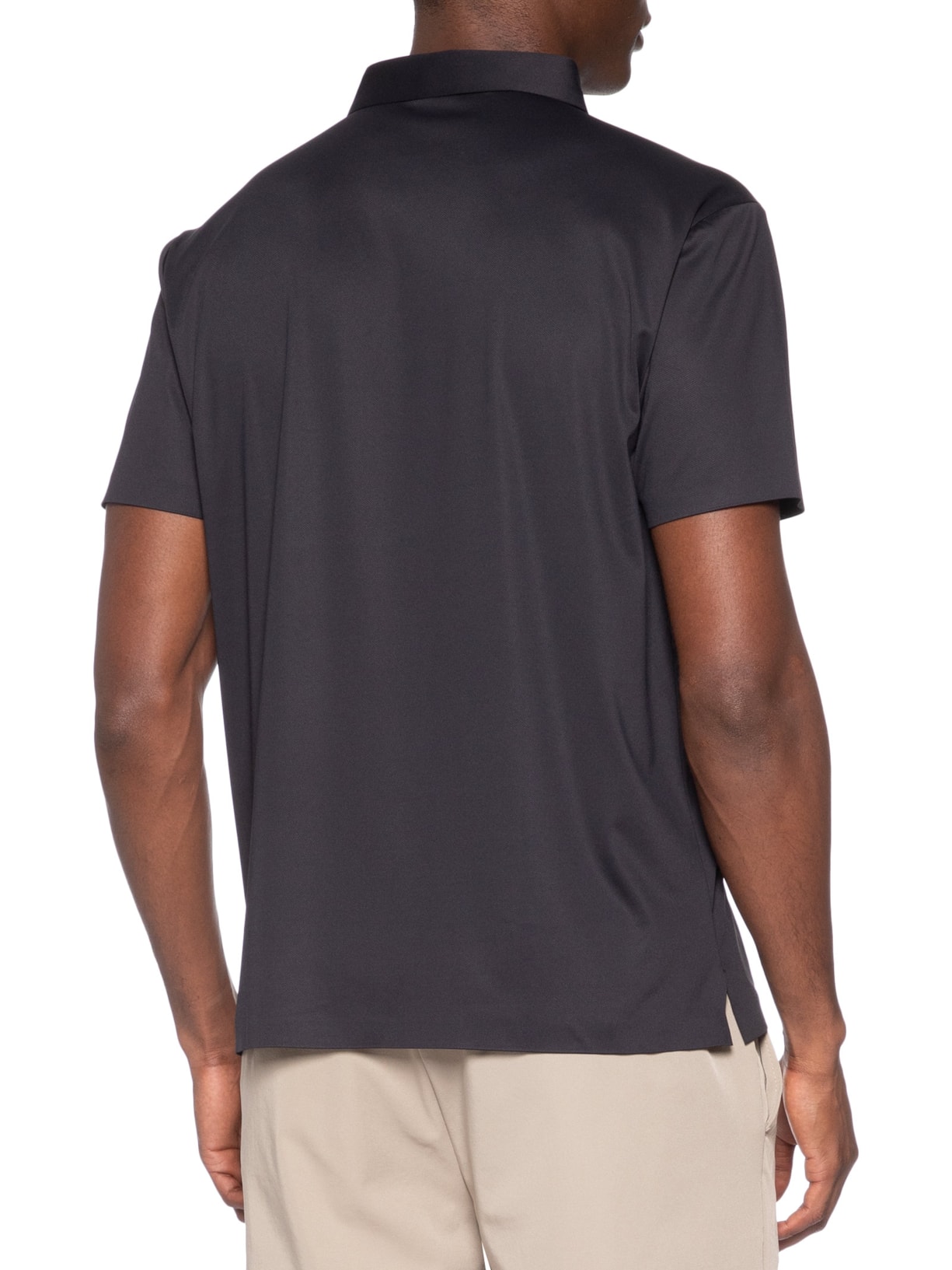 Polo Masculina Tech Corte A Laser Preto '2 Essential