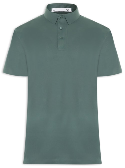 Polo Masculina Tech Corte A Laser - Verde