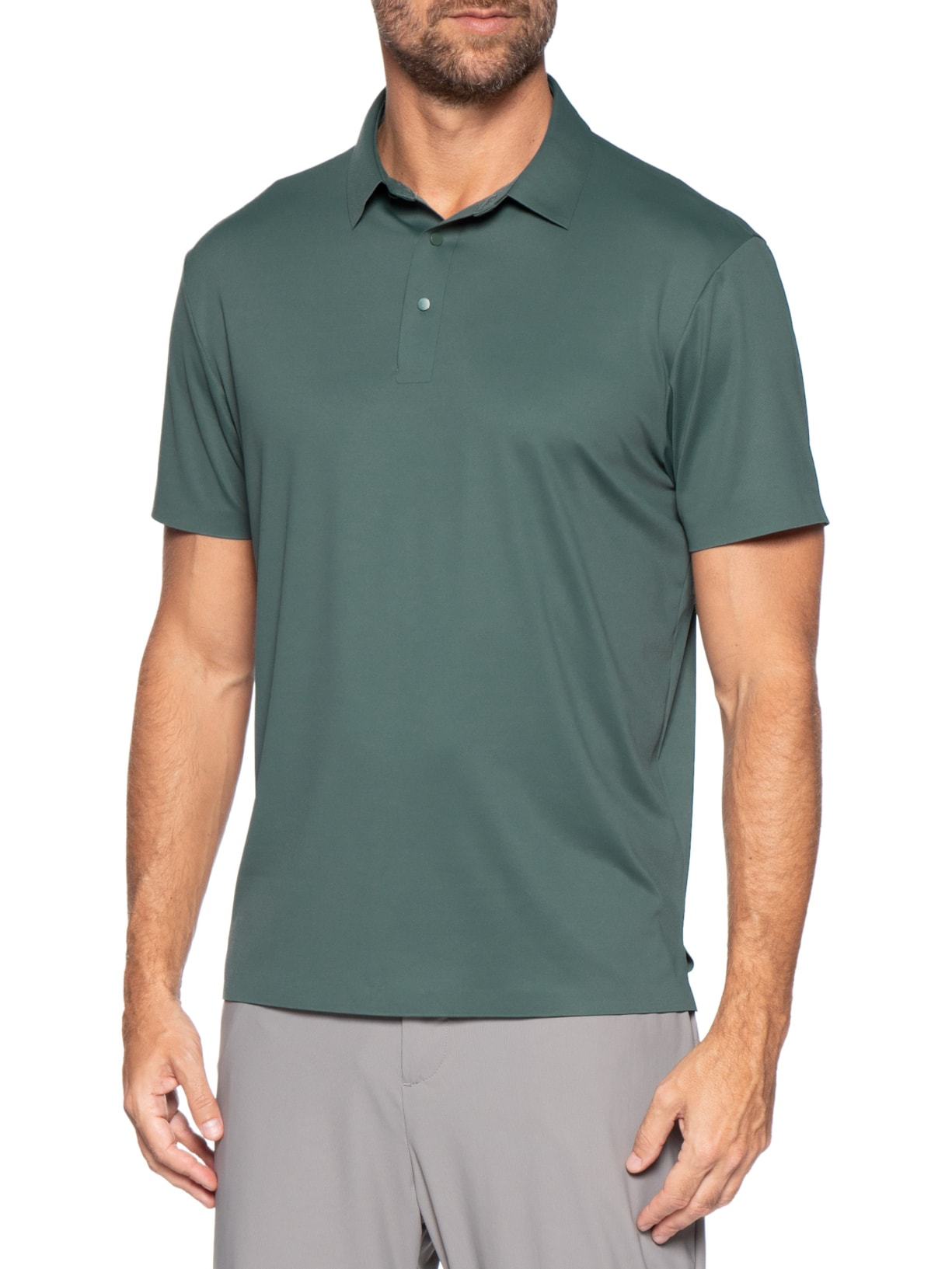 Polo Masculina Tech Corte A Laser Verde '2 Essential