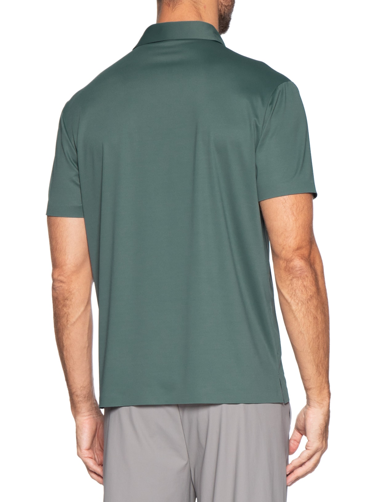 Polo Masculina Tech Corte A Laser Verde '2 Essential