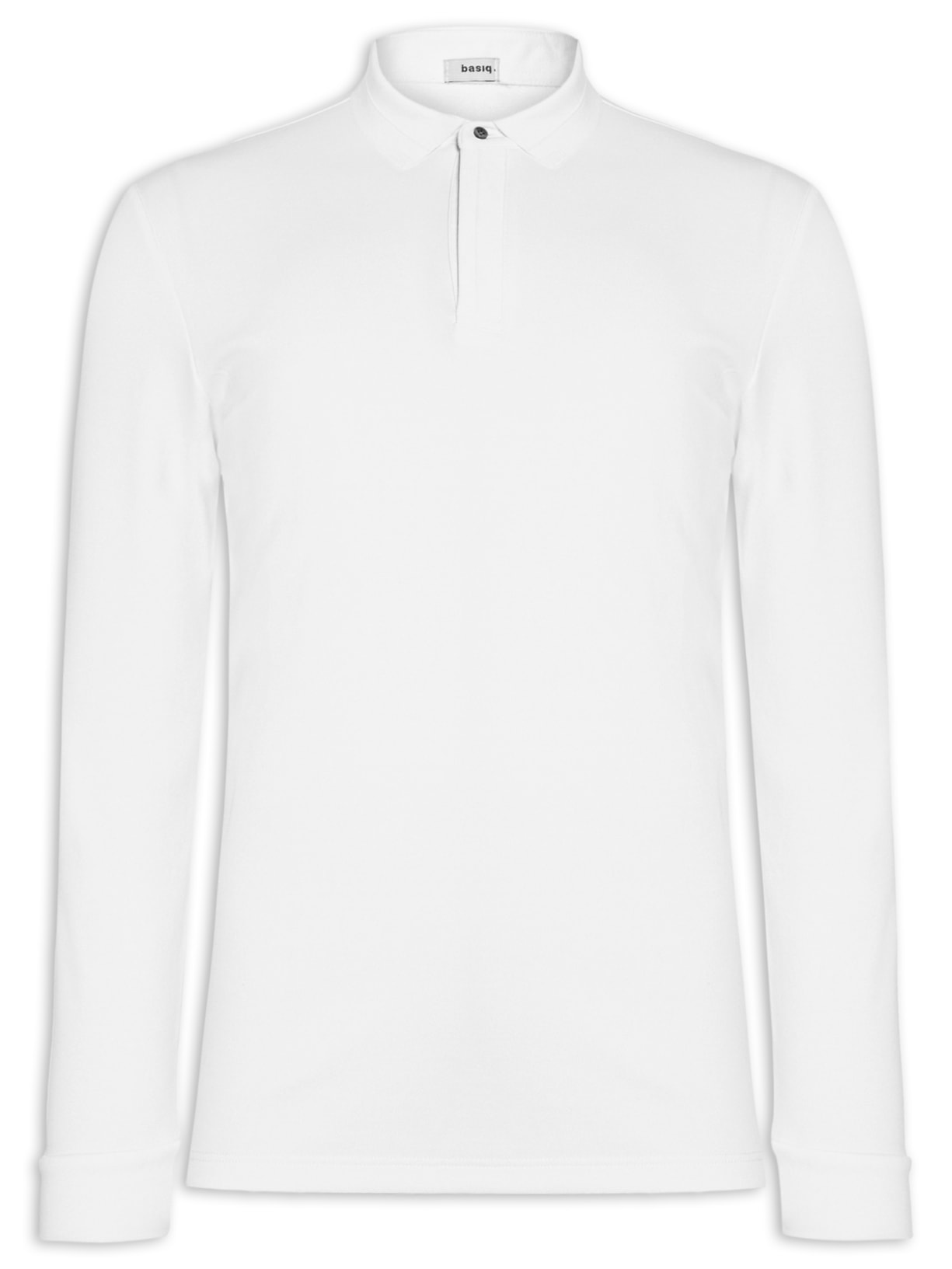 Polo Masculina Térmica Manga Longa - Branco