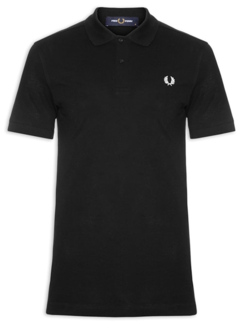 Polo Masculina "The Fred Perry Shirt" - Preto