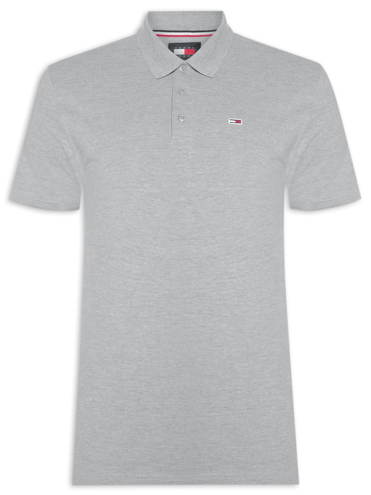Polo Masculina Tjm Original Fine Pique Ss - Cinza