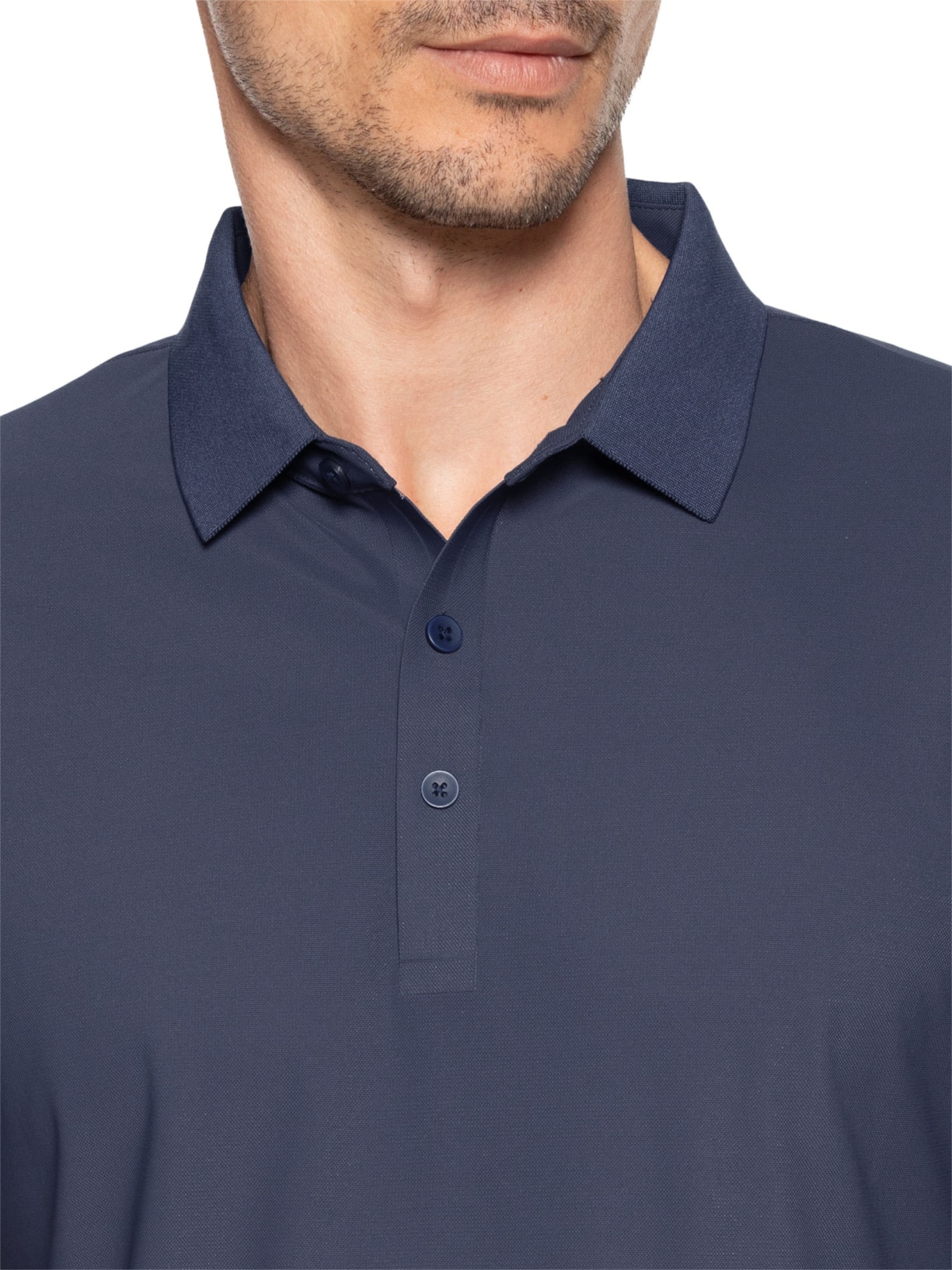 Polo Masculina Toque Gelado Sem Costura Azul '2 Essential