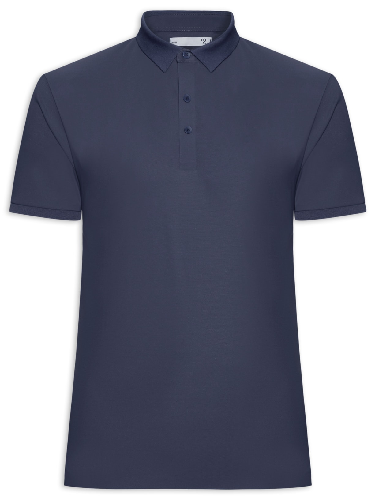 Polo Masculina Toque Gelado Sem Costura Azul '2 Essential