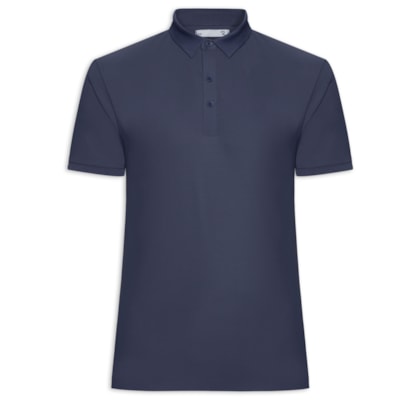 Polo Masculina Toque Gelado Sem Costura - Azul