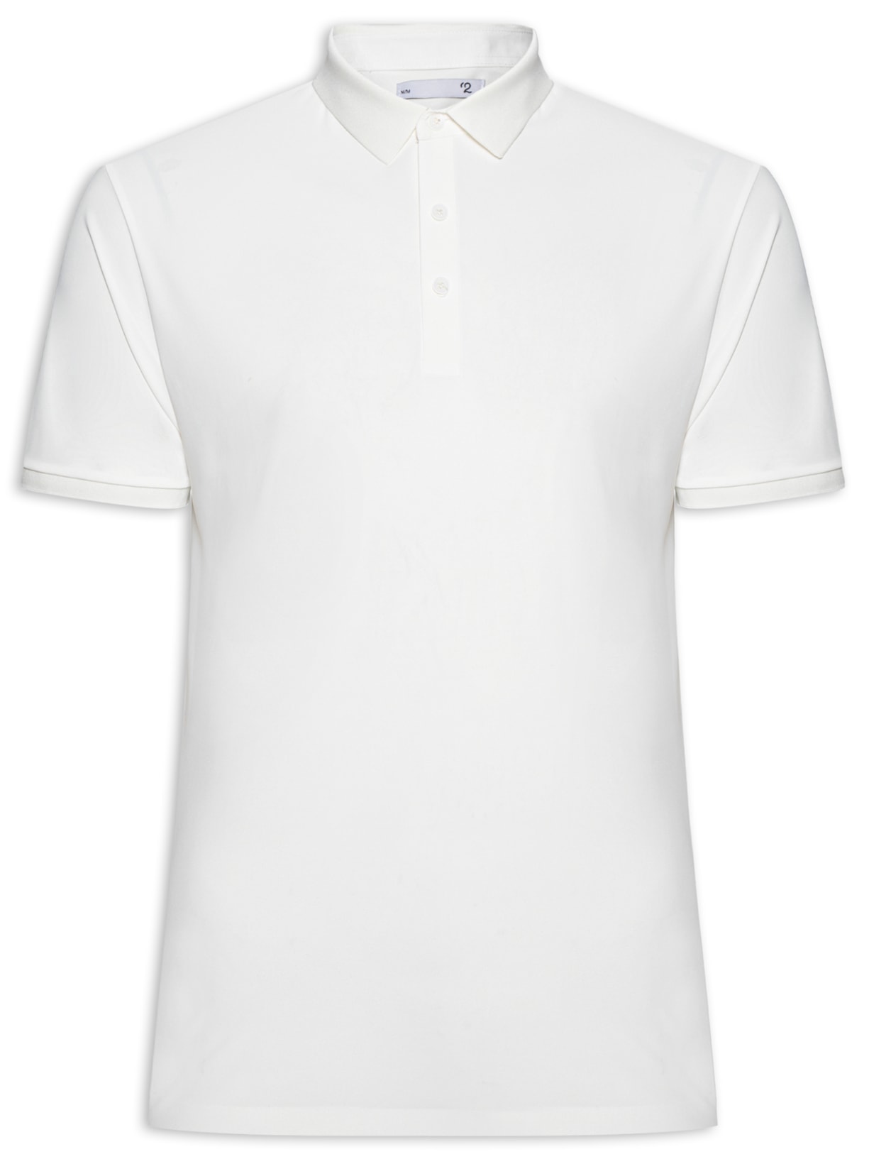 Polo Masculina Toque Gelado Sem Costura Branco '2 Essential