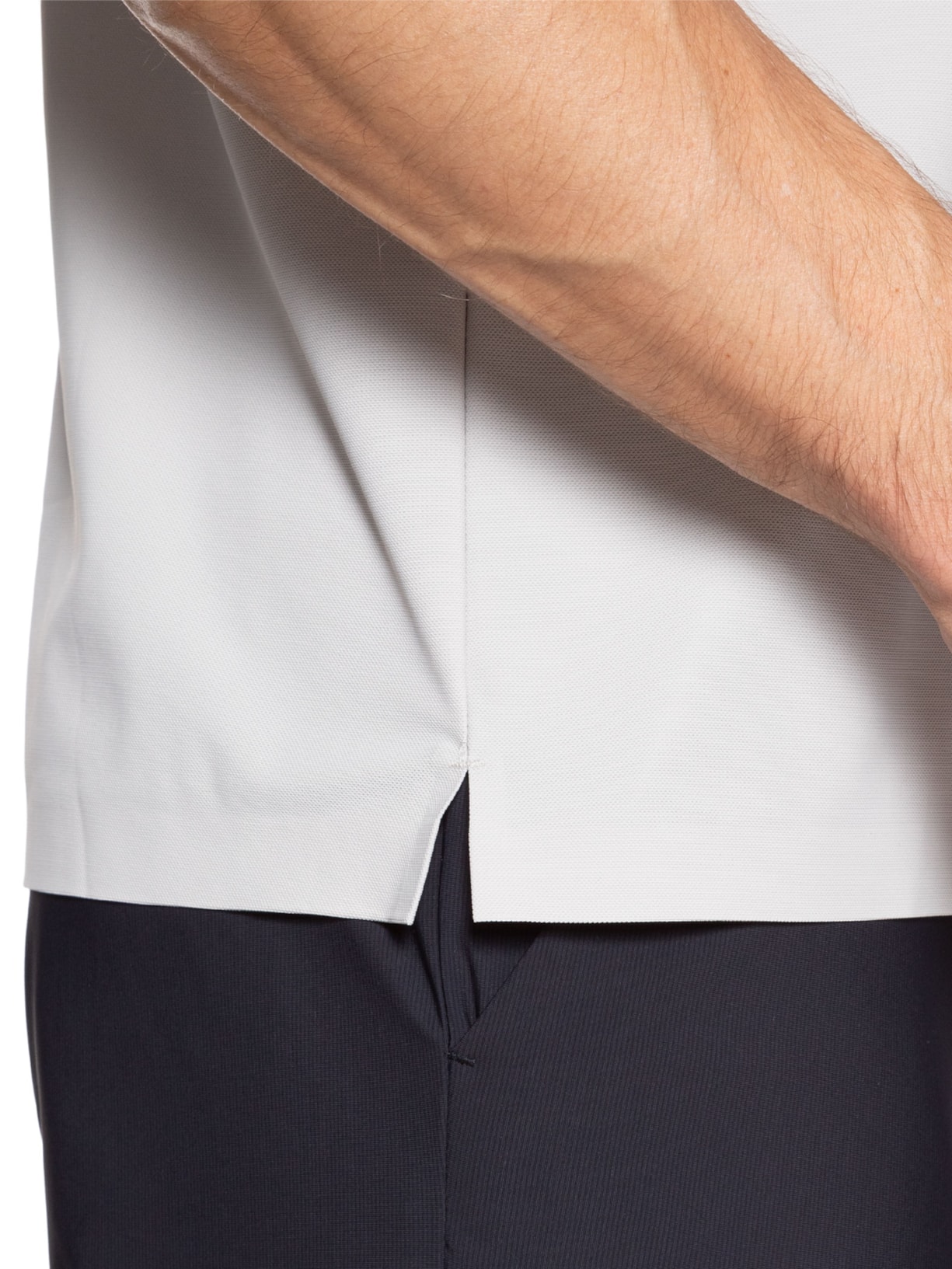 Polo Masculina Toque Gelado Sem Costura Cinza '2 Essential