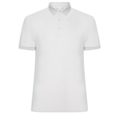 Polo Masculina Toque Gelado Sem Costura - Cinza