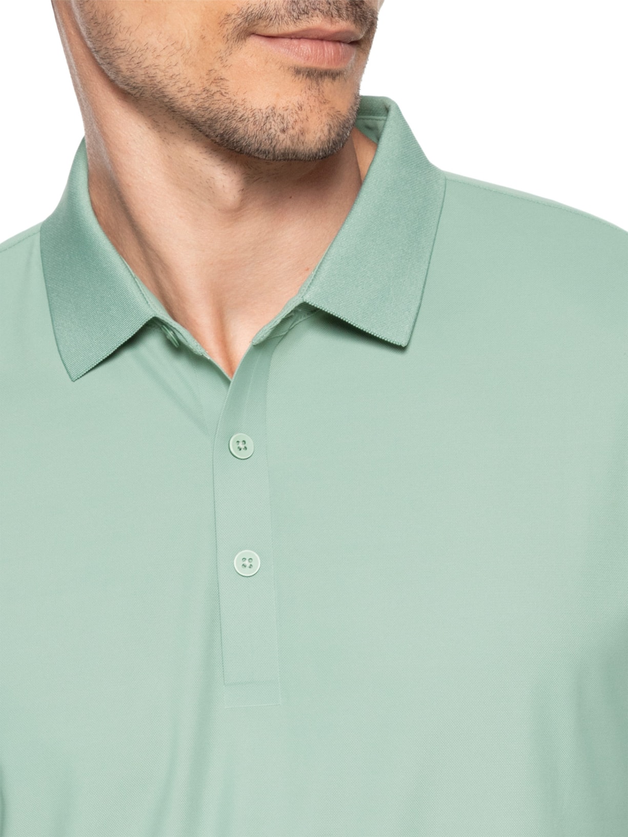 Polo Masculina Toque Gelado Sem Costura Verde '2 Essential