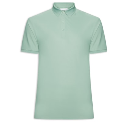 Polo Masculina Toque Gelado Sem Costura - Verde
