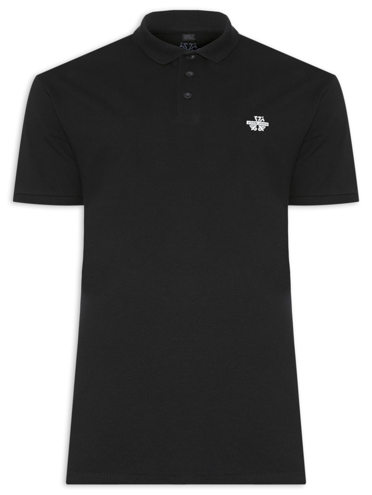 Polo Masculina Transfer - Preto