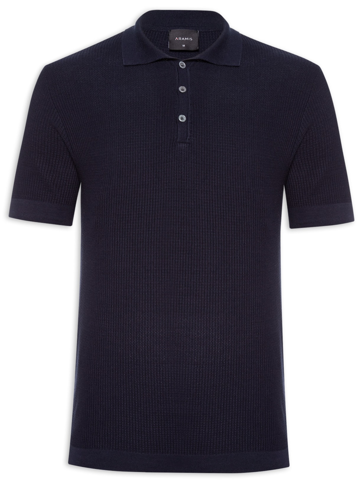 Polo Masculina Tricot - Azul
