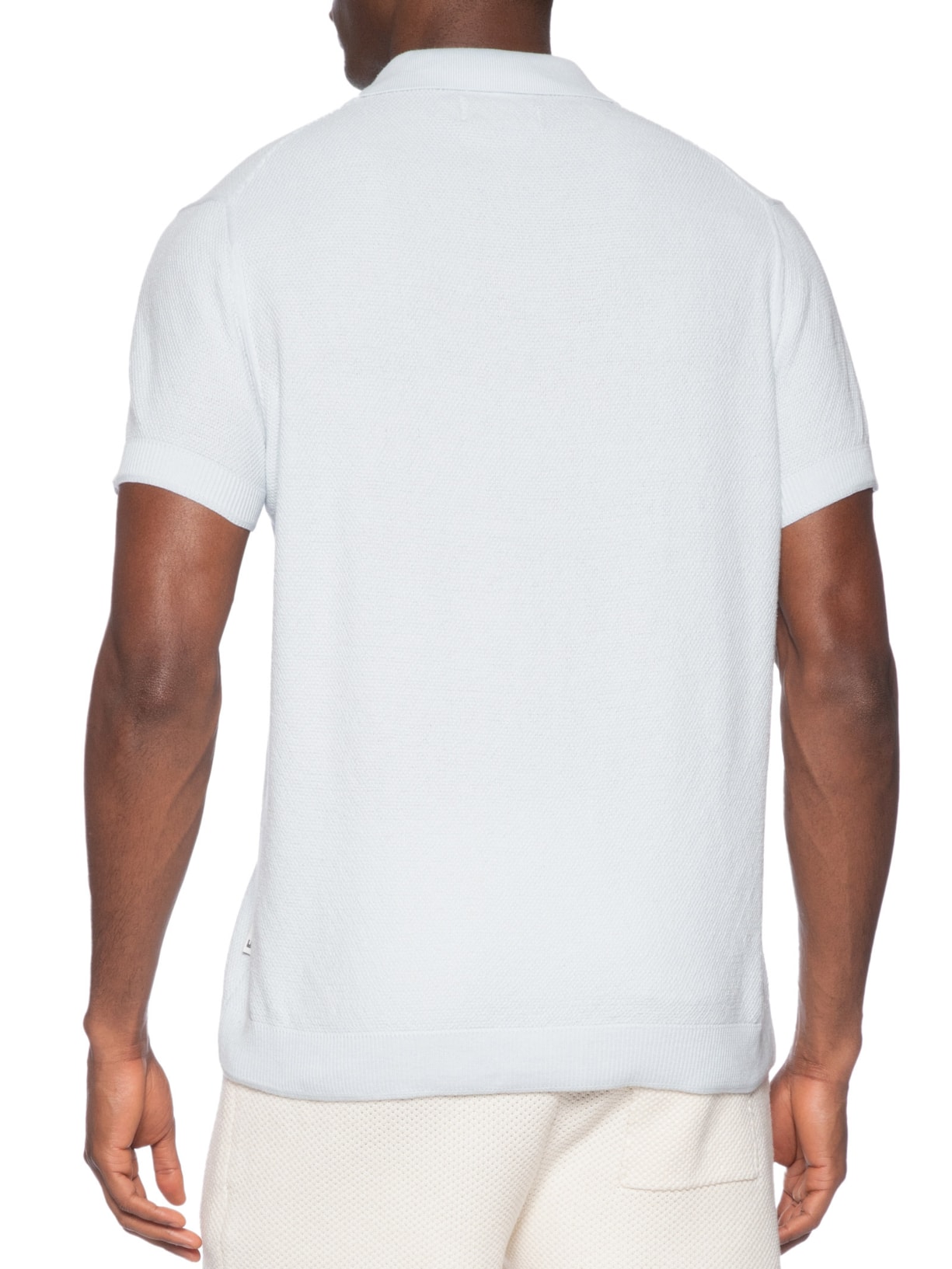 Polo Masculina Tricot Corda New Azul Foxton