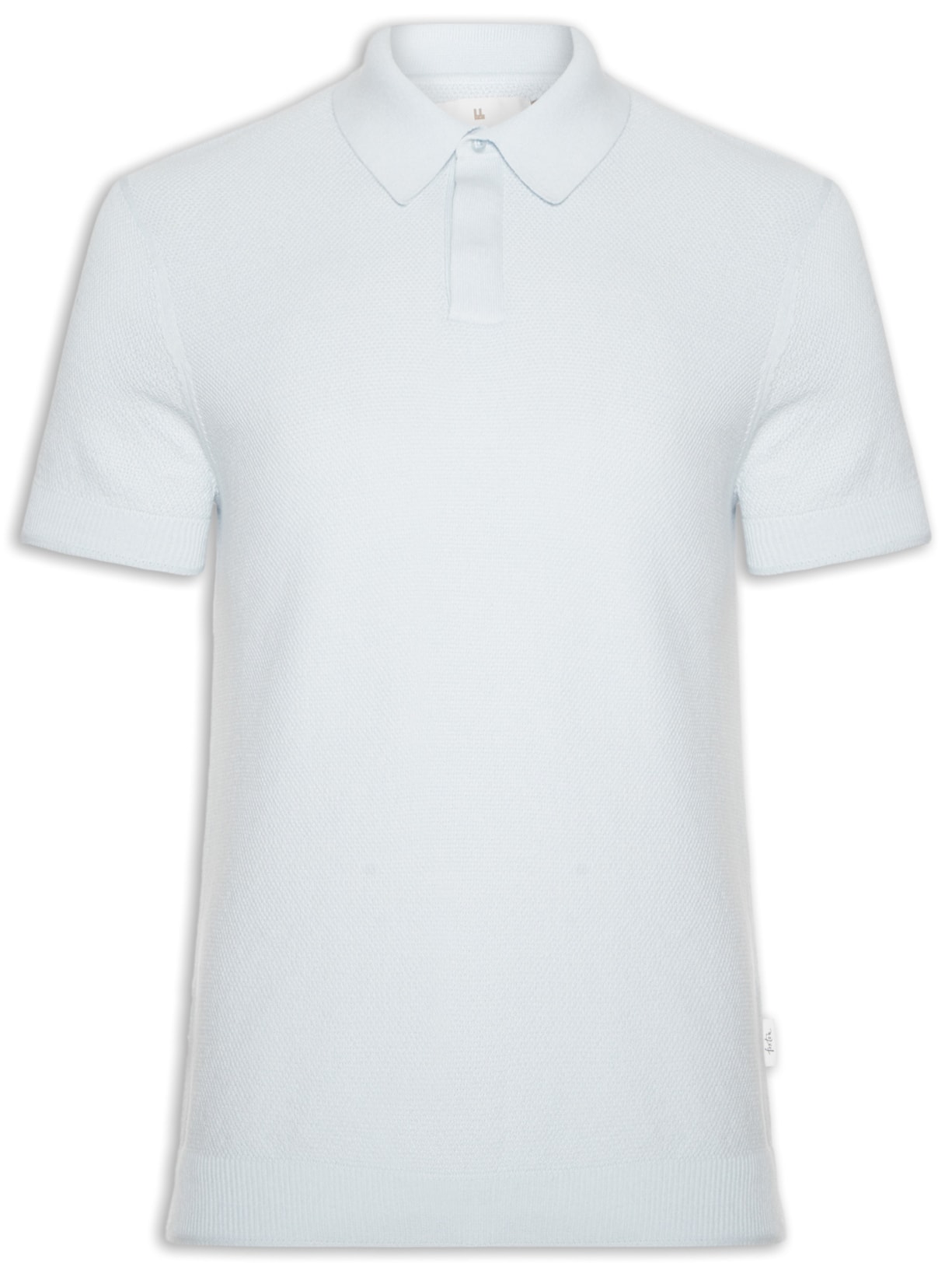 Polo Masculina Tricot Corda New Azul Foxton